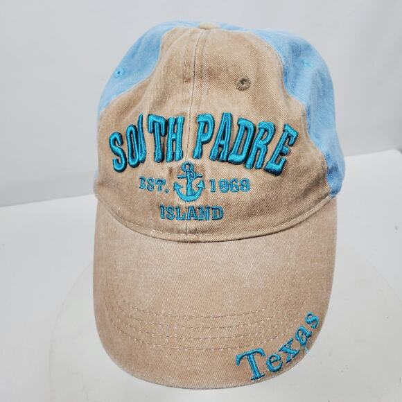 South Padre Island Texas Blue Cap Hat Size 7 Unisex - Picture 1 of 7